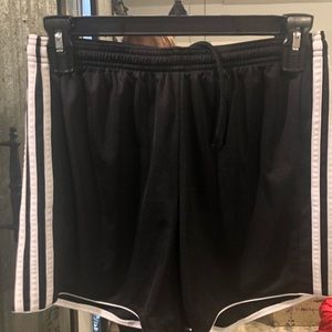 Black adidas shorts